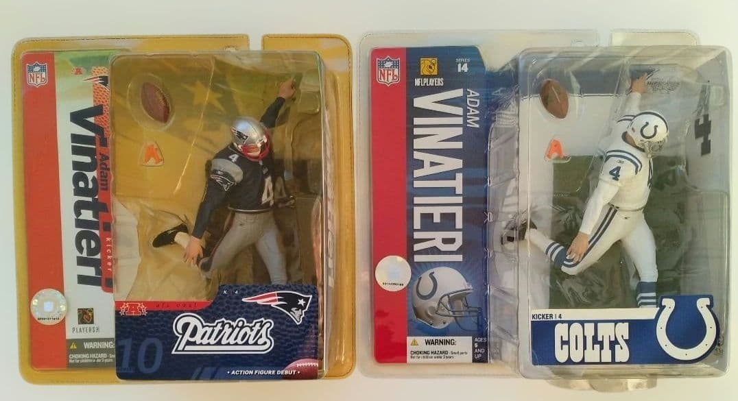 マクファーレンNFL アダム・ビナティエリ フィギュア2体セット(未開封品)