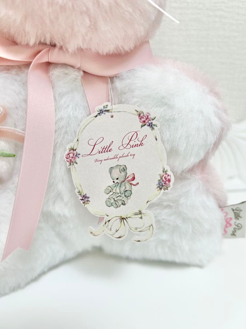 値下げ不可 Little Pink レトロ うさぎ ぬいぐるみ 新品