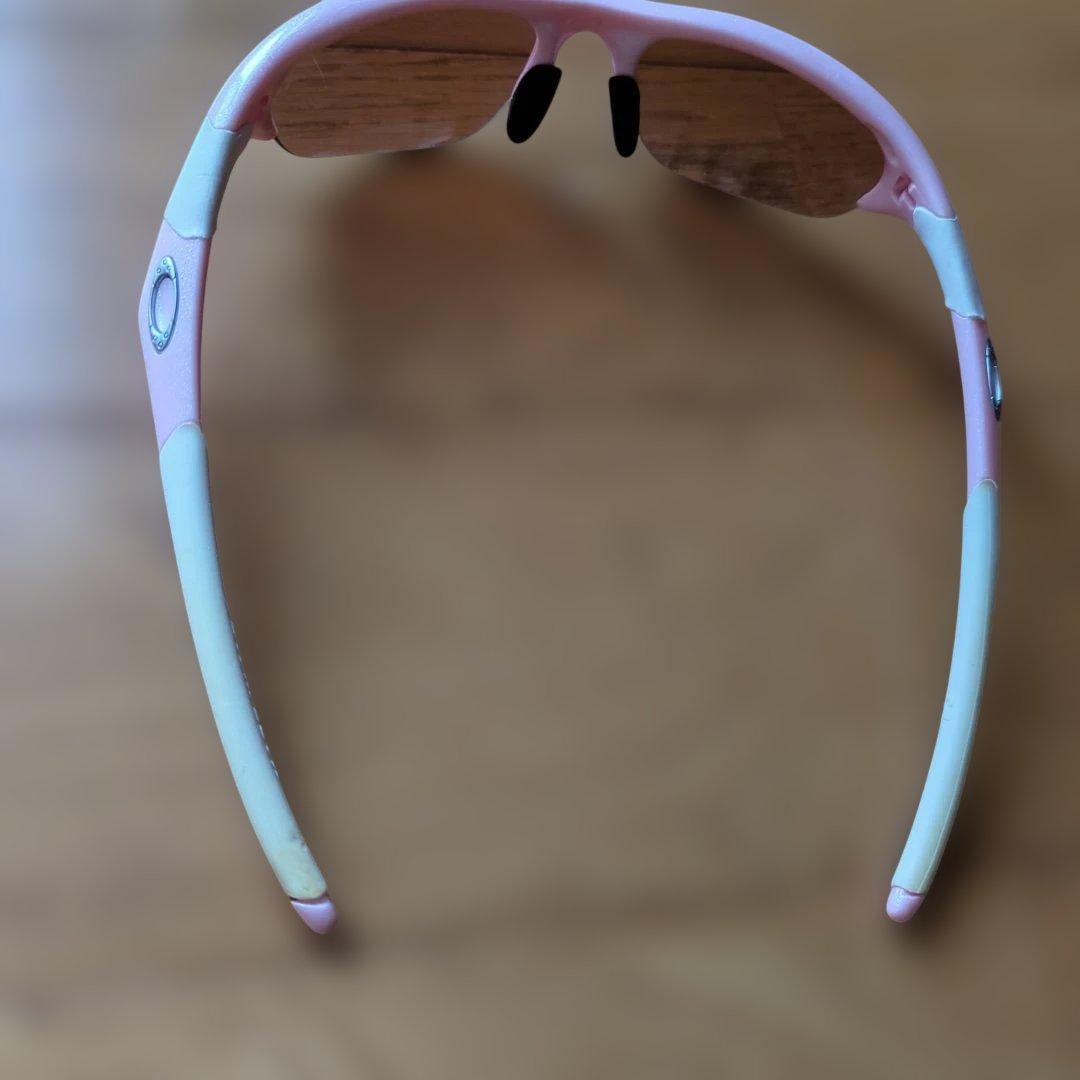 Oakley スポーツ用サングラス ピンク/ホワイト