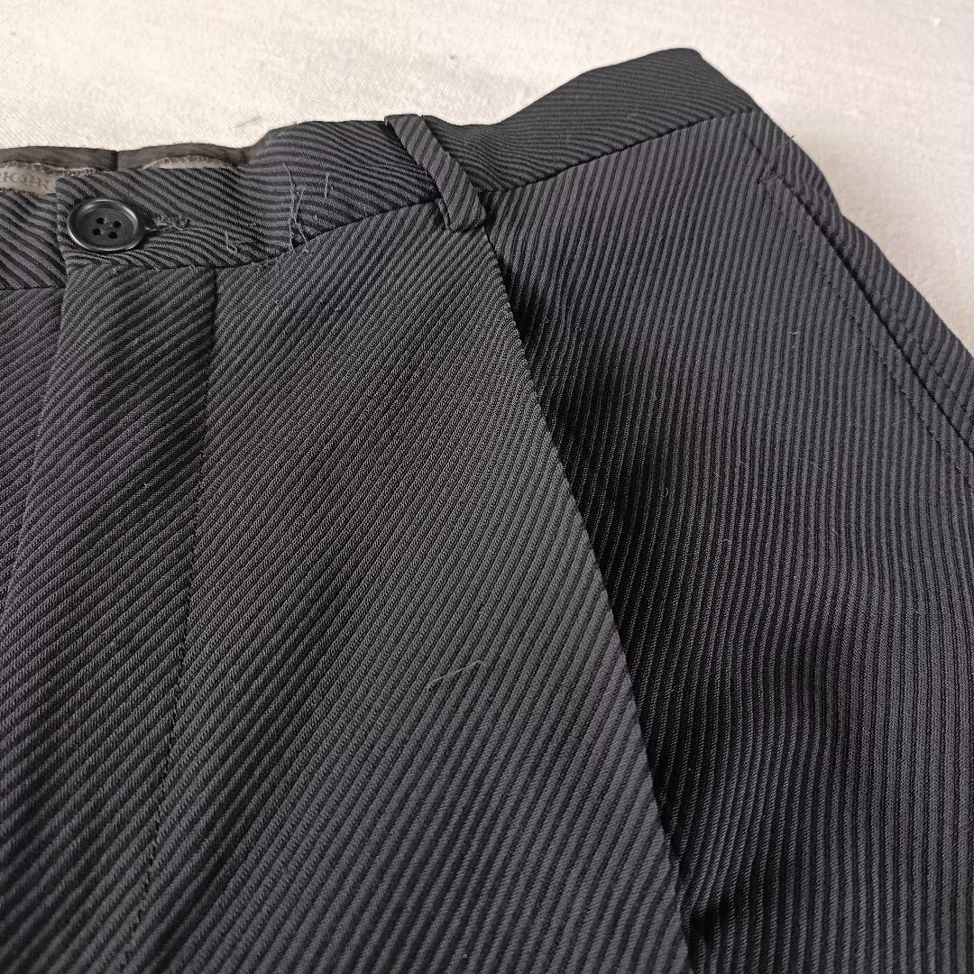 GIORGIO ARMANI 黒タグ ストライプ スーツ セットアップ 48