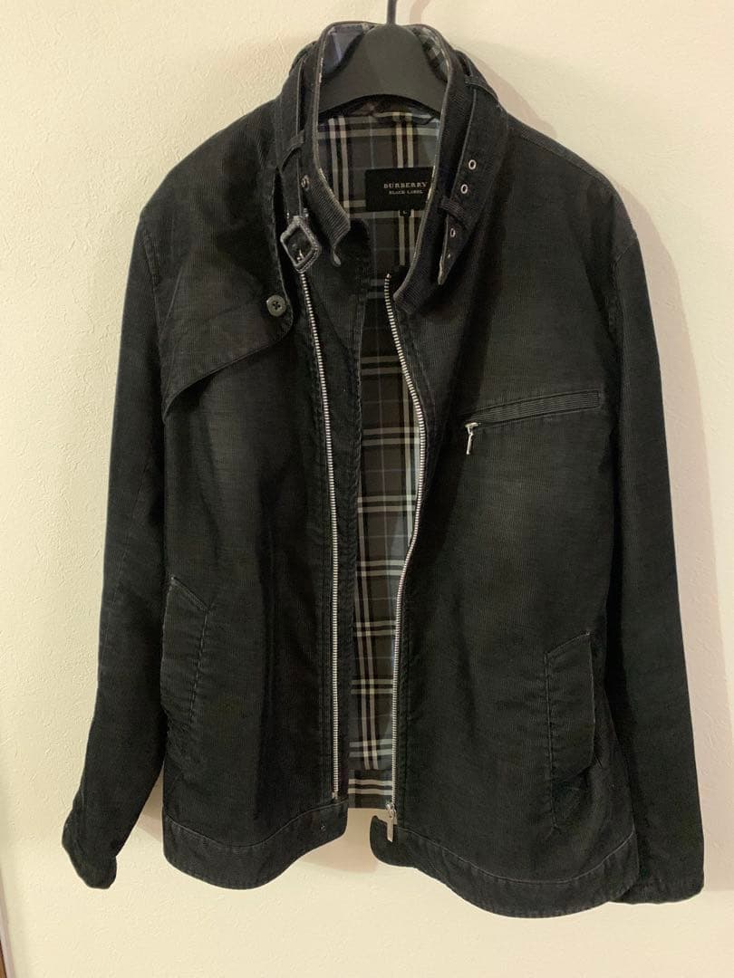 BURBERRY BLACK LABEL　コーデュロイ ジャケット　ライダース