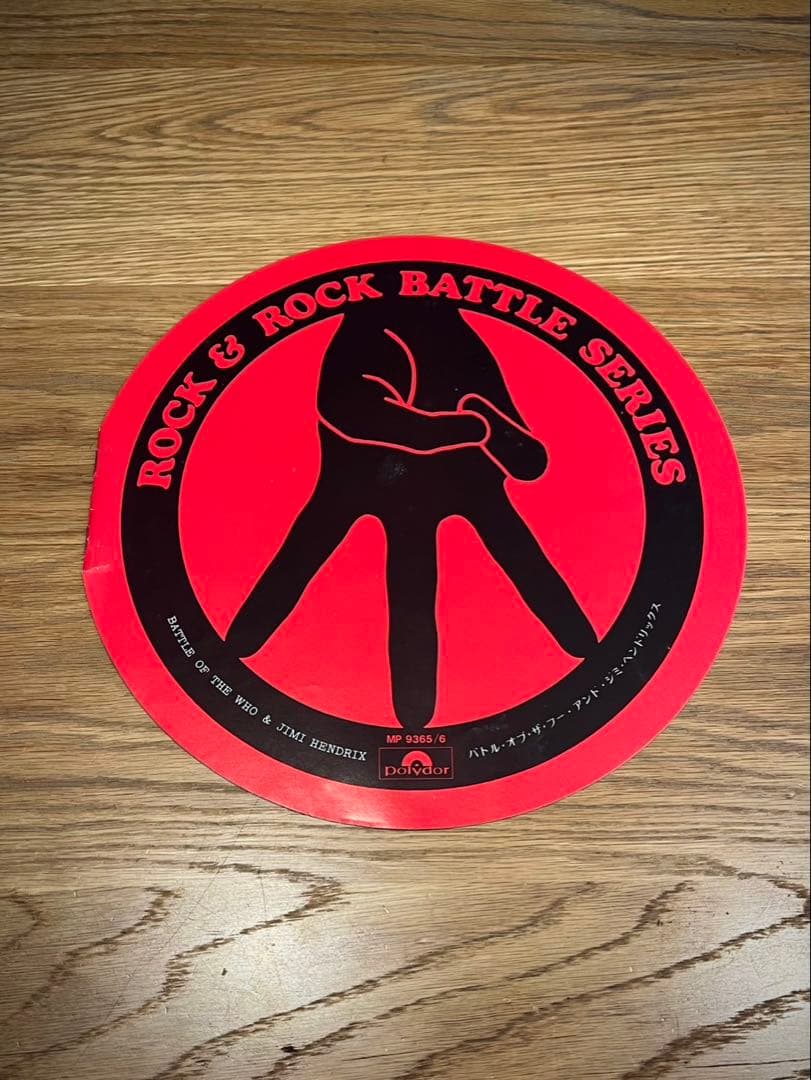 【超貴重】 缶battle of the who & jimi hendrix