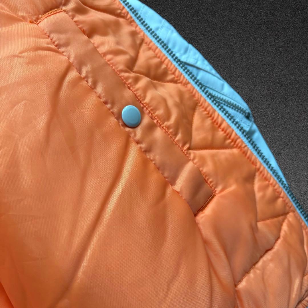 極美品M✨ BEAMS MA-1 リラックスフィット 中綿ジャケット シルバー