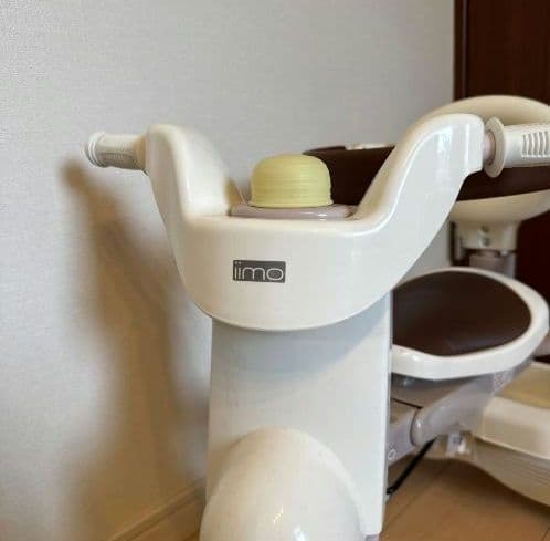 iimo イーモ 三輪車 #02 押し棒付き ホワイト 折りたたみ 子供用