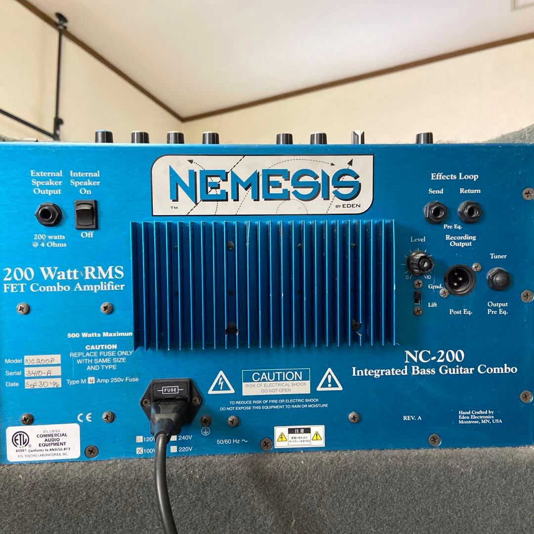 NEMESIS by EDEN NC-200 ベース用アンプ200W 専用