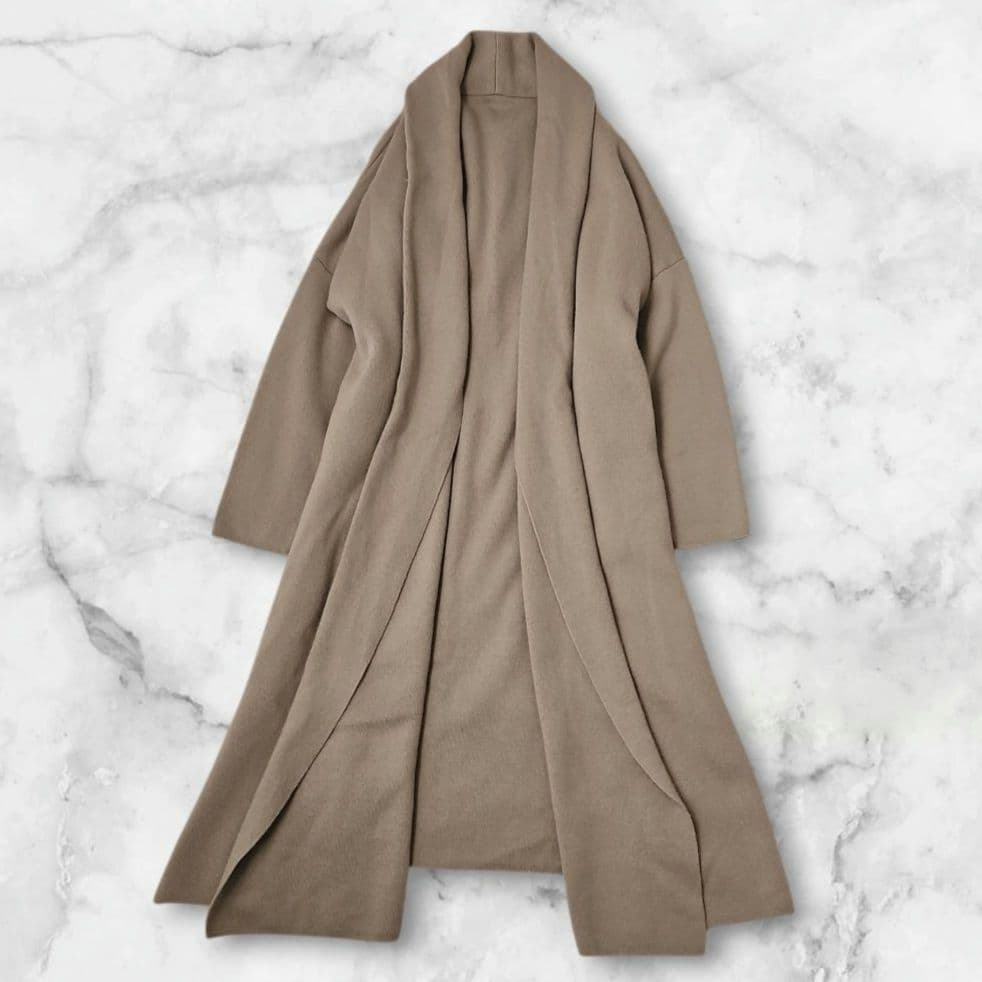 美品☆MUSE de Deuxieme Classe スムースニットガウンコート