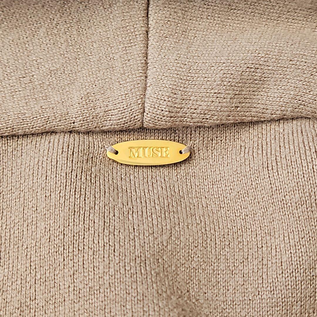 美品☆MUSE de Deuxieme Classe スムースニットガウンコート