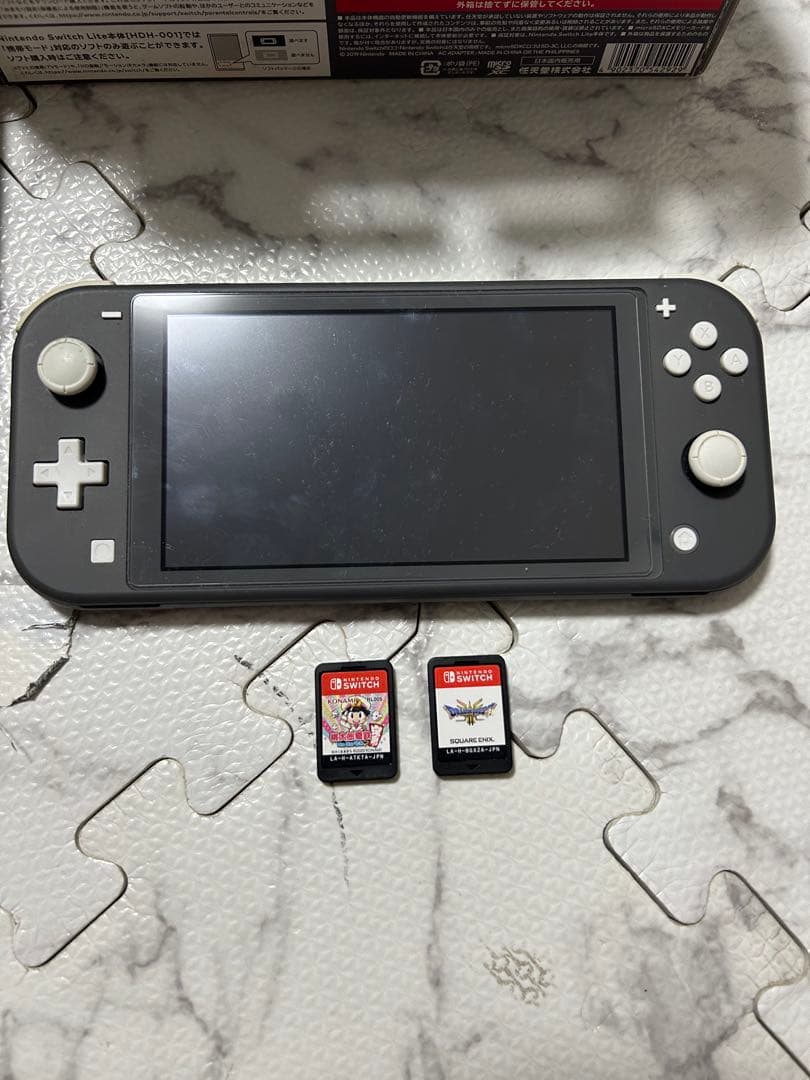 Nintendo Switch Lite グレー 本体 + ゲームカード2枚
