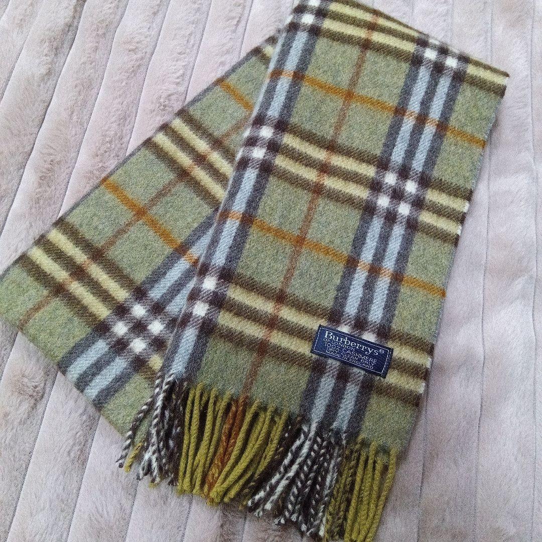 BURBERRY バーバリー マフラー ノバチェック カシミア100%
